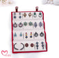 Royal Red Jhumka Box of 12 Earrings with Shahi Sandesh Patra