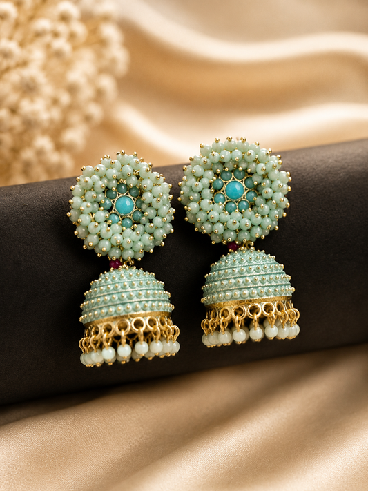 Beautiful Contemporary Geometric Oxidized Earrings